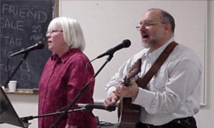 Steve & Shirl at the Asbury Church Meager Meal